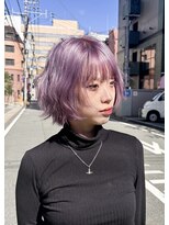 キーゴ 博多(KY-GO.) ラベンダーパープル×ボブ