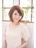 ミエルヘアーブラン(miel hair blanc)&nbsp;【miel hair blanc】大人可愛いショートボブ♪