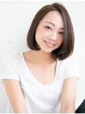 アゴラインボブで大人可愛い♪