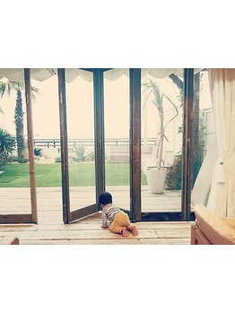 お子様と一緒に海を眺めながら、いつもと違ったスローなひと時を♪ご家族のセカンドハウスにもなるかも？！