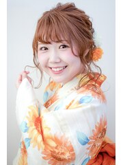 浴衣 アレンジ 【水戸/赤塚】