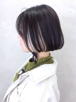 アイティー バイ アルバム 中野店(IT by ALBUM) インナーホワイトボブ_スリークボブ厚めバング_ba288771