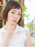 ★個性的斜めバングxクリアカラー小顔グラボブ20代30代40代★7