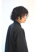 男の強めスパイラルパーマ