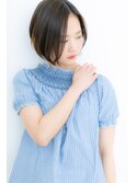ポイントカラーxひし形ショートマッシュY川口20代30代40代