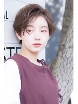 メーヴェ(Mowen) mowen 南堀江　ハンサムショート×ココアブラウン×大人可愛い