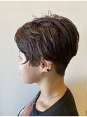 刈り上げ 前下りマッシュ