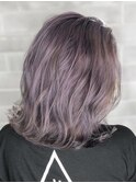 【AUBE HAIR】シアブルーベージュ_スモーキーウェーブ