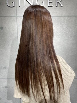 ジンジャー(GINGER) 髪質改善×トリートメント×しっとり髪×艶髪