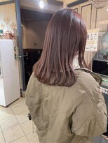 キャンバス バイ ネオリーブ 横浜西口(Canvas by neo.)&nbsp;たぷんとカット 暖色系カラー ミディアムヘア sn