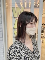 ウェイビー(WAVY)&nbsp;インナーカラーxレッド