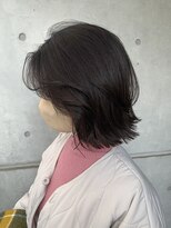 リバレッジ 白金(Leverage) フェイスレイヤー外ハネボブ30代40代【白金/目黒】担当山岡