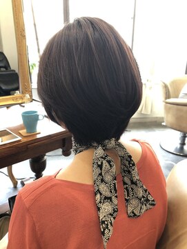 モワ 仙台(Mois) 髪質改善ショートボブ20代30代40代/大人女性/ハンサムショート