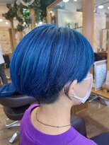 シャンティ 琴似店(Shanti)&nbsp;刈り上げブルーショート