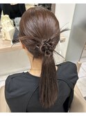 タイトヘアアレンジ
