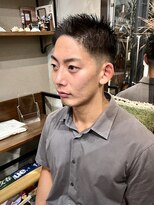 バーバー ヤマミチ(BARBER YAMAMICHI)&nbsp;スキンフェード 七三風