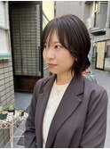 外ハネくびれボブ