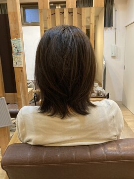 グランバイ アトリエドングリ(Grand × AtlierDonguri) お客様髪質改善データ1233(カーキブラウン)