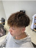 ツイストパーマフェード