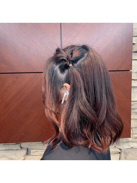 アレンヘアー 甲南本通り店(ALLEN hair) ハーフツイン/ハーフアップ