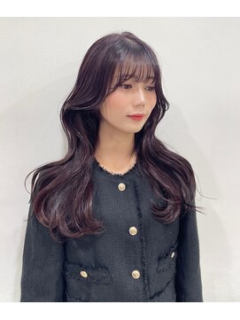 ゼスト 吉祥寺店(ZEST) 韓国ヘア/ボルドーカラー/ブリーチなしダブルカラー　吉祥寺桜