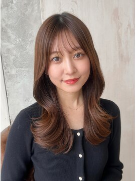 アフロート ルヴア(AFLOAT RUVUA) *20代30代40代◎小顔シースルー前髪レイヤーくびれヘア新宿