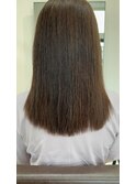 髪質改善ストレート