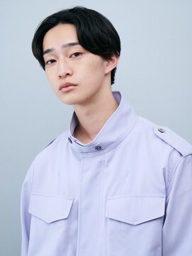 ヘアサロン ガリカ 表参道(hair salon Gallica) メンズ黒髪ナチュラルマッシュセンターパート/ハンサムショート