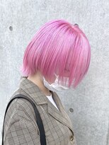 ブリーチダブルカラーホワイトカラーインナーカラー裾カラー艶髪