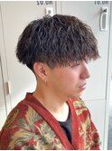 ツヤ縦落ちスパイラルヘアー