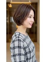 ブルーベイル(Blue Veil.) ショートボブ/40代ボブ/50代ボブ/白髪染め/ヘッドスパ