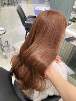 ジーナリア(Xena ria)&nbsp;《衣織》ピンクベージュ/暖色カラー/韓国ヘア