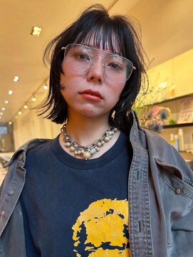 ブクレット(Bouclettes) 心斎橋　レイヤーボブ/黒髪ボブ