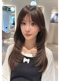 レイヤーカット前髪顔まわりカット小顔髪質改善カラー20～50代