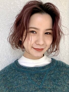 アンドレイ 表参道(andrey) ミディアムヘア/デザインカラー/フェイスフレーミング/表参道