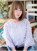 小顔前下がりハイトーンカラー大人ボブh4戸田公園10代20代30代