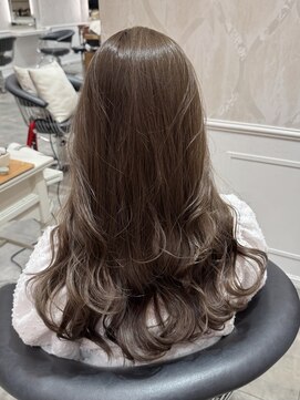 ティディ(Tidi) くびれ巻き/モカグレージュ/韓国レイヤー/モカベージュ/豊中庄内