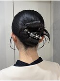 ヘアセット/ヘアアレンジ/結婚式お呼ばれヘア 