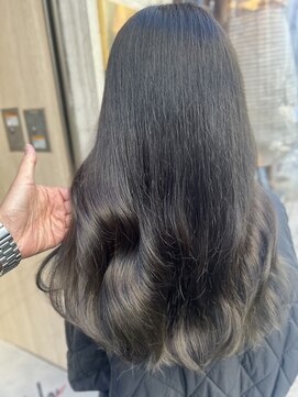 ジル アンク(Jill ankh) 《姫路駅北 Jillankh》オリーブカラー ダブルカラー 髪質改善