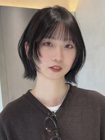 ロンドリメゾン 原宿(Lond re Maison.)&nbsp;オリーブグレー/レイヤーカット/黒髪/マロンベージュ/原宿