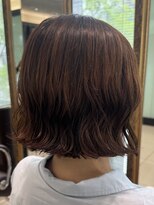 アピッシュ シェリ(apish cherie)&nbsp;ボブパーマコテ巻き風パーマデジタルパーマゆるめ