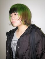 リアン 上尾店(Rien)&nbsp;デザインカラー / くせ毛を生かしたボブ