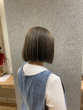 ブロッサム 東中野店 大人美人◎脱白髪アンブレラカラー×ミルクティー