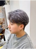 ツーブロック束感モテる髪型シークレットパーマ韓国マッシュ