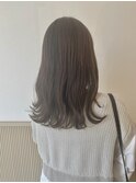 韓国/顔周りレイヤー/おくれ毛/ベージュ/ダブルカラー/東区/松崎