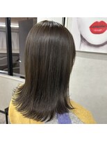 エーバイフー 江坂店(A BY WHO) A BY WHO江坂/外はねスタイル/オリーブベージュ/グレージュ