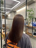 アシャ ヘアー ソリューション 神戸店(asha hair solution)&nbsp;イメチェン/ピンクベージュ/アンブレラカラー/前髪/摂津本山