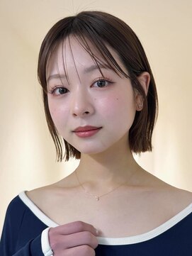 アイトーキョーエス 渋谷(AI TOKYO S) レイヤーボブ/オリーブベージュ/結べるボブ