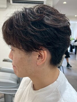 ナム 錦糸町(NAM) MEN’S/リバースセンターパート/ニュアンスパーマ/錦糸町