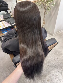 アバーブザビューティーアイランド(Above the beauty island)の写真/《新薬剤☆ネオリシオ縮毛矯正》クセ毛を“あなたらしい”自然体ヘアにデザインします♪
